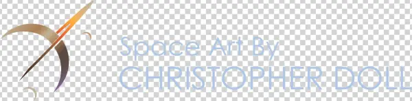 Astronomy & Science Fiction Art - Electric Blue