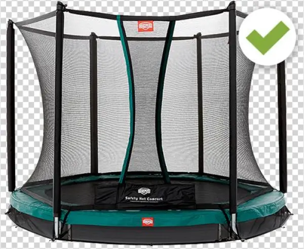 Berg Safety Net - Berg 8ft Inground Talent 240 Trampoline With Safety