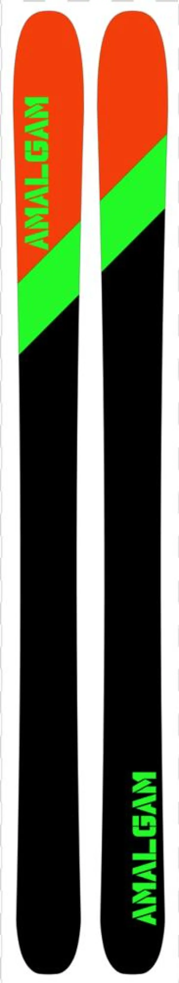 Green And Orange Wht Bckgrd Square