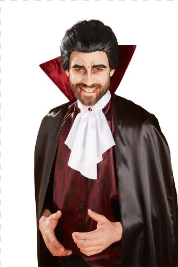 Halloween Wig, Vampire Black - Lidl