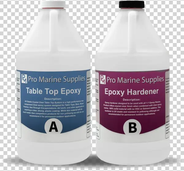 Marine Grade Epoxy For Your Next Masterpiece - Crystal Clear Bar Table Top Epoxy Resin Coating For