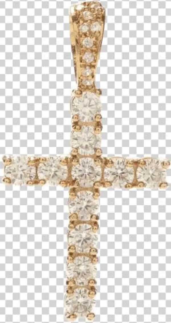 Pendant 0023 Gld Diamond Cross Grande D1a5d97e 223c - Croix Or Zirconium