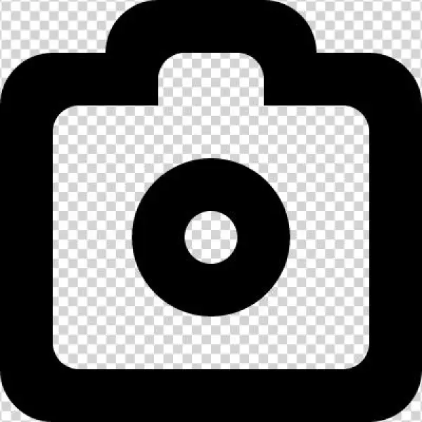 Photo Camera Outline Vector - Macchina Fotografica Simbolo