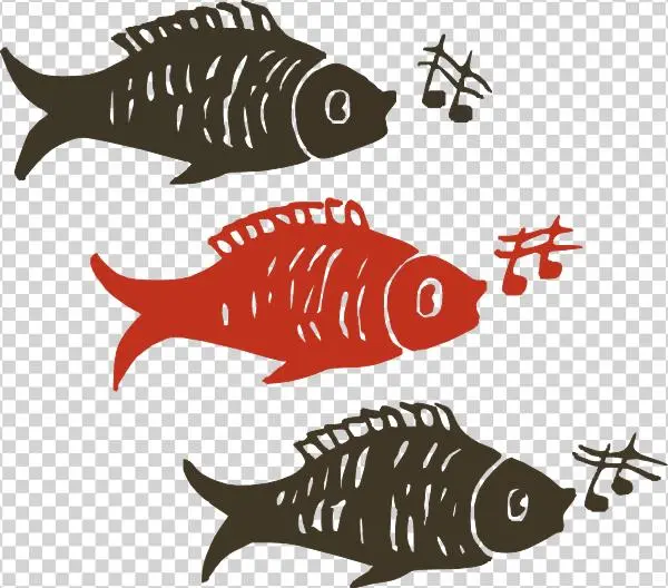 Singing Fish Svg Clip Arts 600 X 528 Px