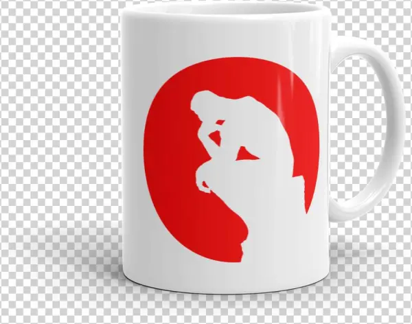 The Thinker Personalized Mug - Man Thinketh