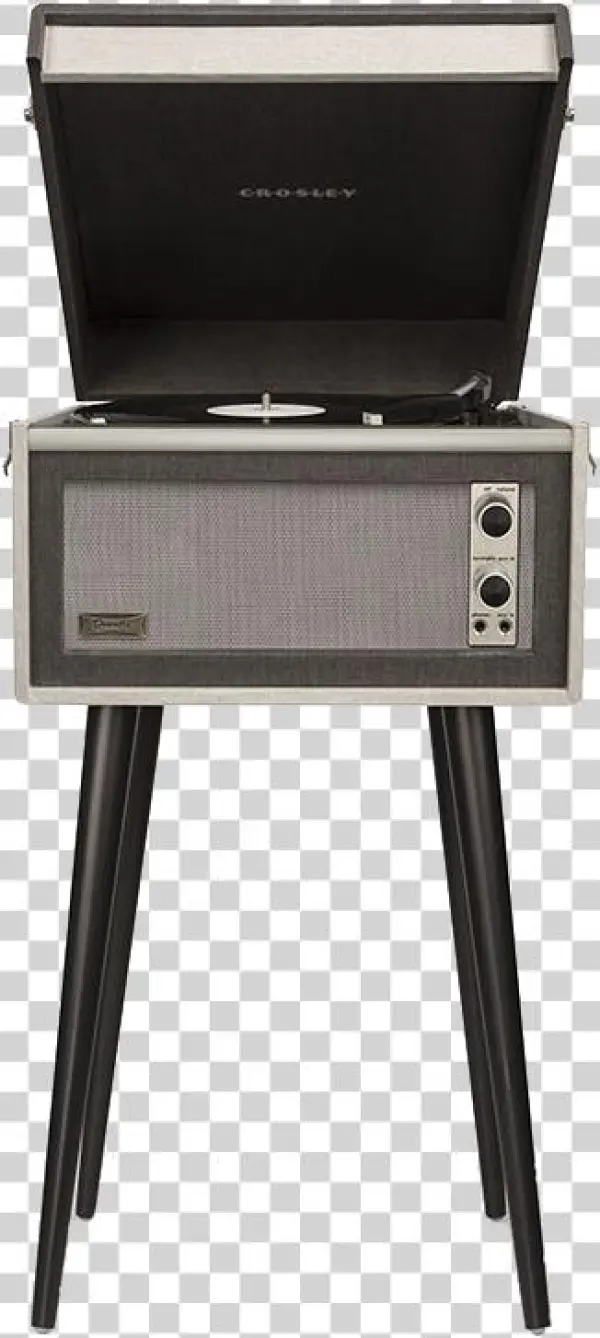 Cr6233a Bk A2 Bermuda Black Turntable Recordplayer