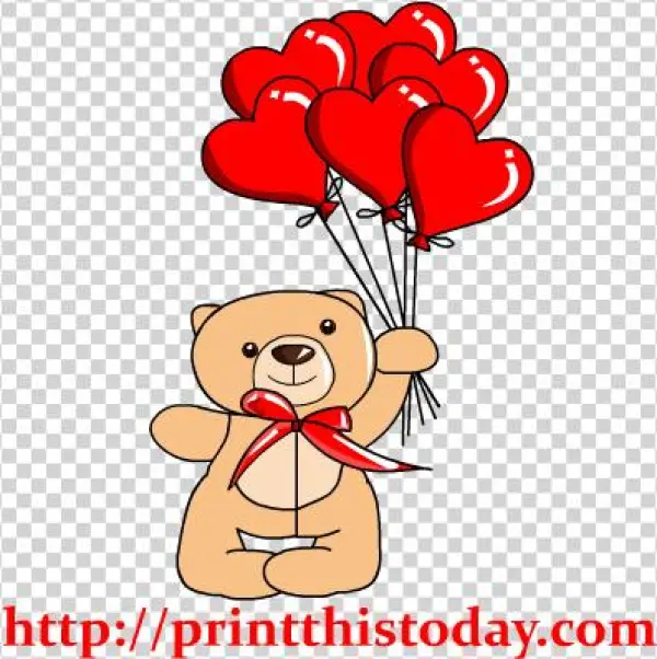 Love Teddy Bear Clipart - These Are Clip Art