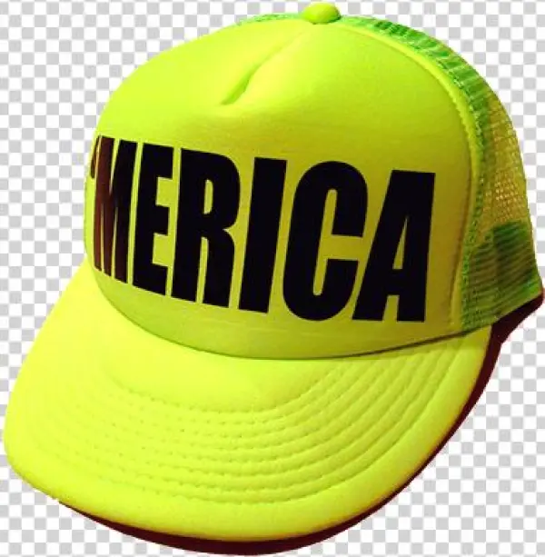 Merica Hat Yellow - Orange Hat