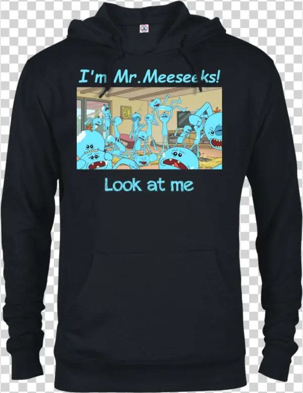 Mr Meeseeks Hoodie - Got Apparel Adult Unisex French Terry Hoodie Halloween