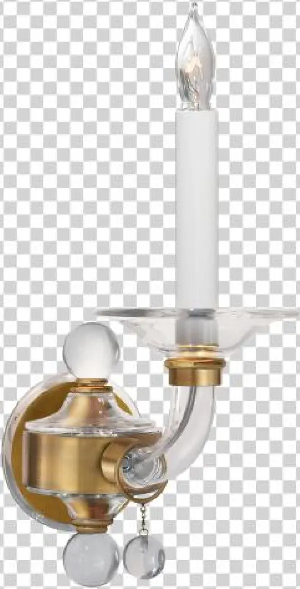 Stacked Ball Sconce In Antique Brass And Crystal - Visual Comfort Chd1525ab E. F. Chapman Stacked Ball