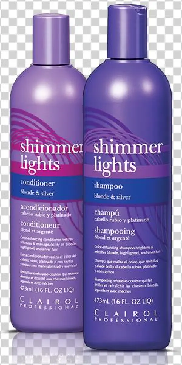 The 3ds Of Thinning - Clairol Shimmer Lights Blonde & Silver Shampoo/conditioner