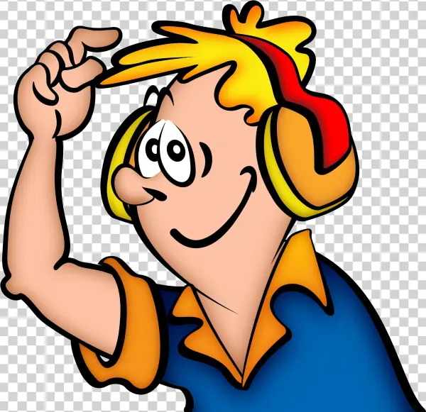 This Free Icons Png Design Of Boy With Headphone