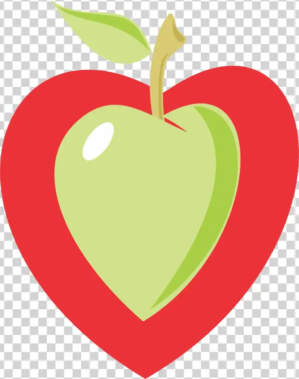 This Free Icons Png Design Of Heart Apple