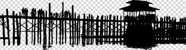 This Free Icons Png Design Of Pier Reflection Silhouette