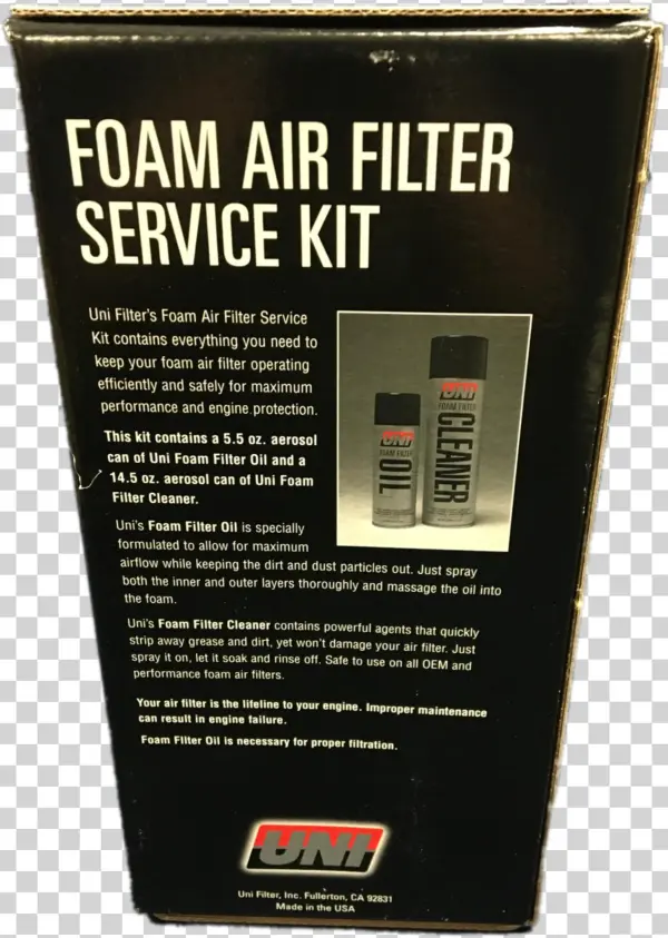 Uni-filter Foam Filter Service Kit