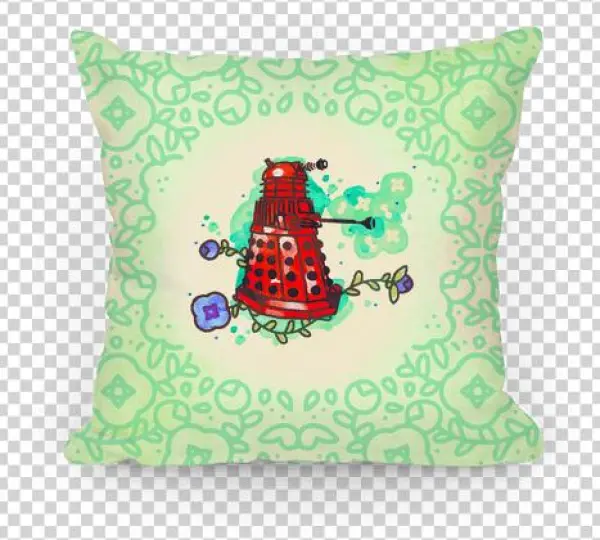 Watercolor Doctor Who Icon Pillow Pillow - Cushion