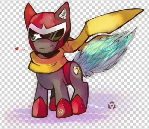 #194155 - Artist - Nyanamo, Artist - Thequinkan, Megaman, - Mlp Protoman