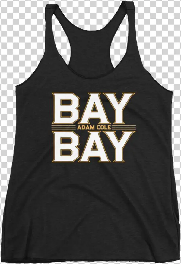 Adam Cole "bay Bay Logo" Women's Racerback Tank - Adam Cole Bay Bay Logo