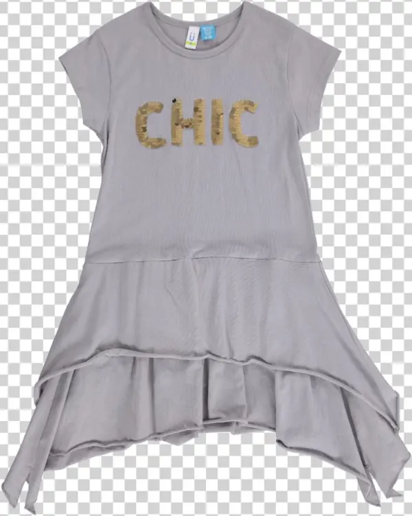 Blubyblu S/s Sequins Chic Dress W/ Flare Ruffle Layers - Dress