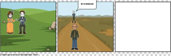 Headless Horseman Prt - Cartoon