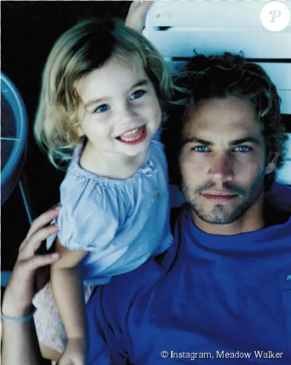 Meadow Walker Avec Son Père Paul Walker - Paul Walker Daughter Young