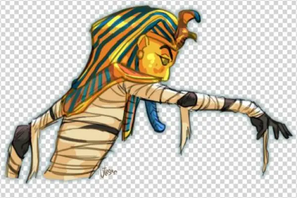 Pharaoh Tutankhamun - Illustration