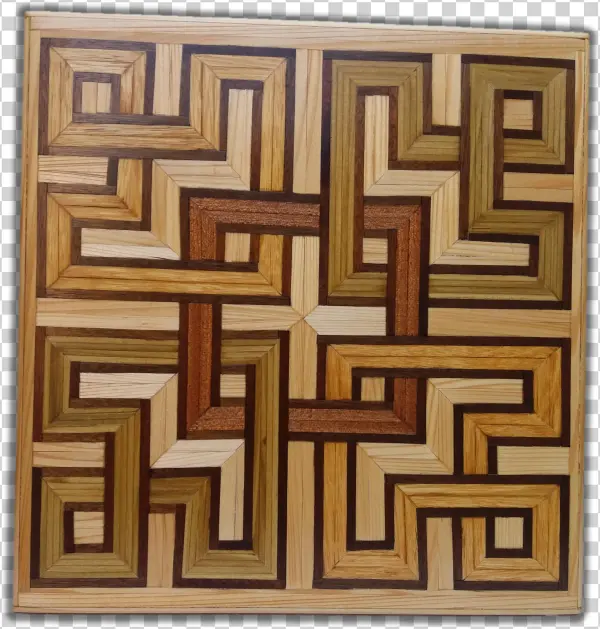 Quadrangular-straw - Motif