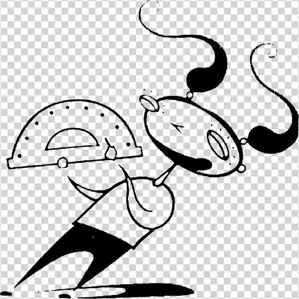 This Free Icons Png Design Of Girl With Protractor