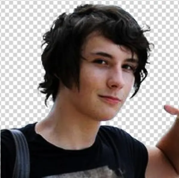 “transparent Hobbit-y Hair Dan Howell - Hair