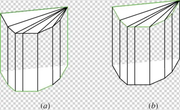 Two Types Of Silhouette Of A Building