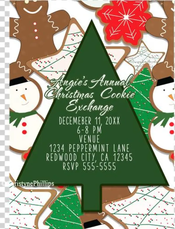 Weihnachtsplätzchen-feiertags-postkarte Postkarte