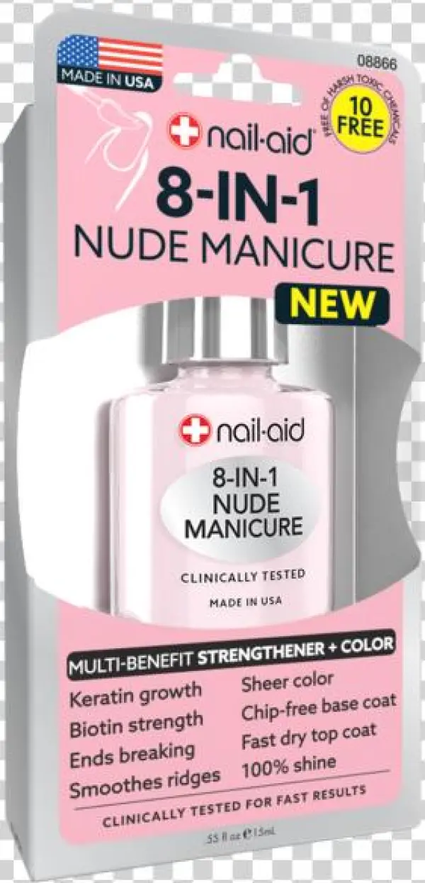 8 In 1 Nude Manicure - All The Plus Nail Aid Polishes