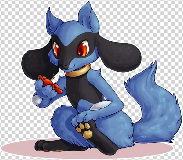 A Riolu Doodle I Found On My Pc That I Decided To Clean - Cartoon