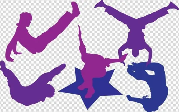 Abstract People Png Photos - Uber Decals Vinyl Wall Decal Sticker Break Dancer 5