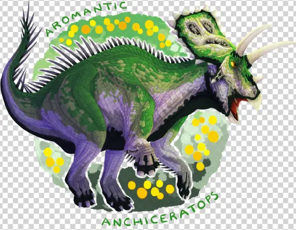 “ Aromantic Anchiceratops Does Not Experience Any Romantic - Anchiceratops