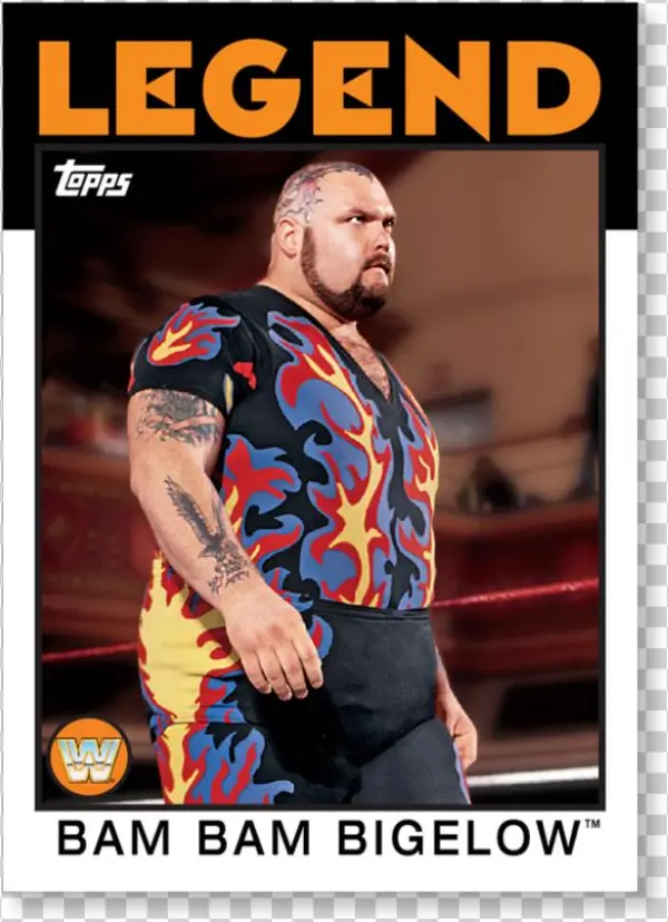 Close Zoom - Ricky Steamboat Signed 2016 Wwe Topps Heritage Card