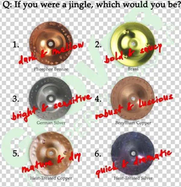 Grover Pro Phosphor Bronze Jingle Pack