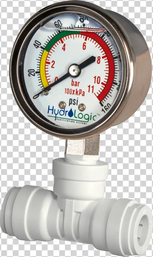 Hl 19026 Evolution-ro1000™ Pressure Gauge - Valley Instrument Grade A Back Mount 1 2in Glycerin