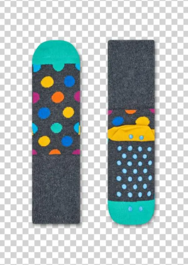 Kids 2 Pack Big Dot Anti Slip Socks - Happy Socks