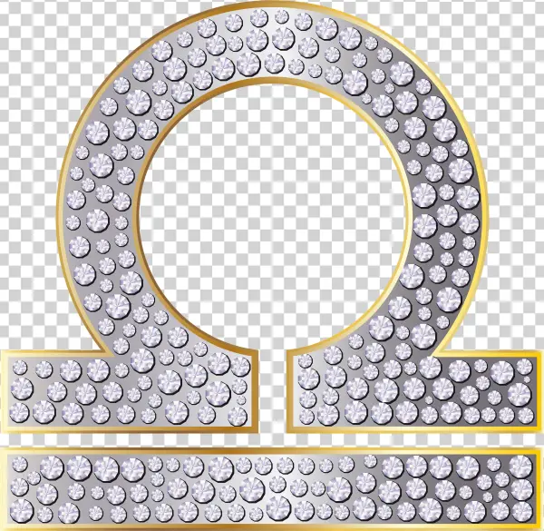 Libra Gold Transparent