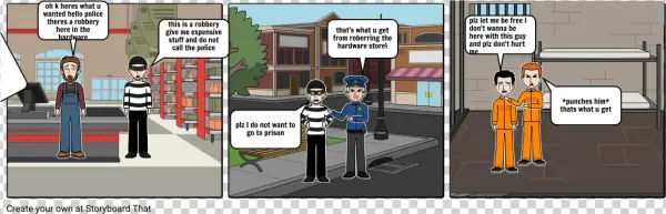 Life Of A Robber - Storyboard