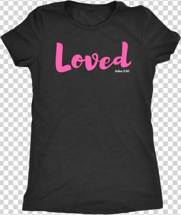 Loved T-shirt - Pretty Praise - Racers Wife Shirts