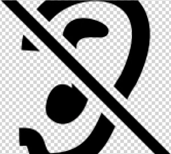 Silence Png Transparent Images - Icon