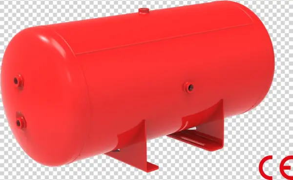 Steel Air Reservoir With Brackets 100 Litre Ø 396mm - Lufttank