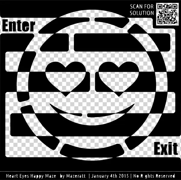 This Free Icons Png Design Of Heart Eyes Maze