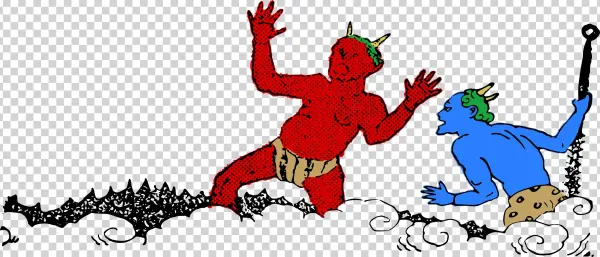 This Free Icons Png Design Of Two Oni