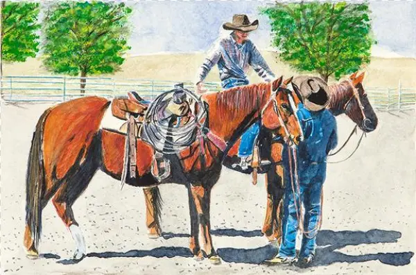 Watercolor On Paper - Sorrel