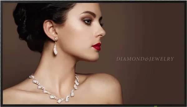43'' Robust And Sleek Smart Signage - Jewellery