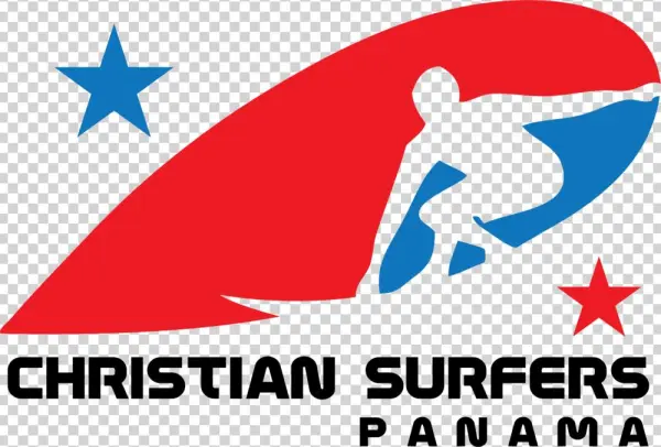 Christian Surfers Panama Logo - Small Panama Flag