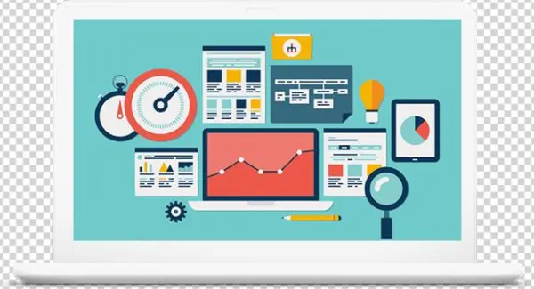 Classifieds Website Script - Art Print: Bloomua's Website Seo And Analytics Icons,